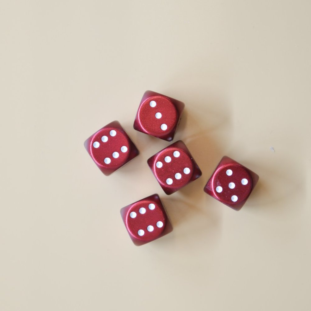 SUPREME ALUMINUM DICE SET // ORIGINAL PACKAGING